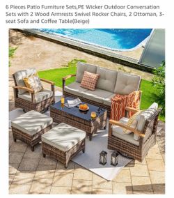 6 Piece Patio furniture brand new