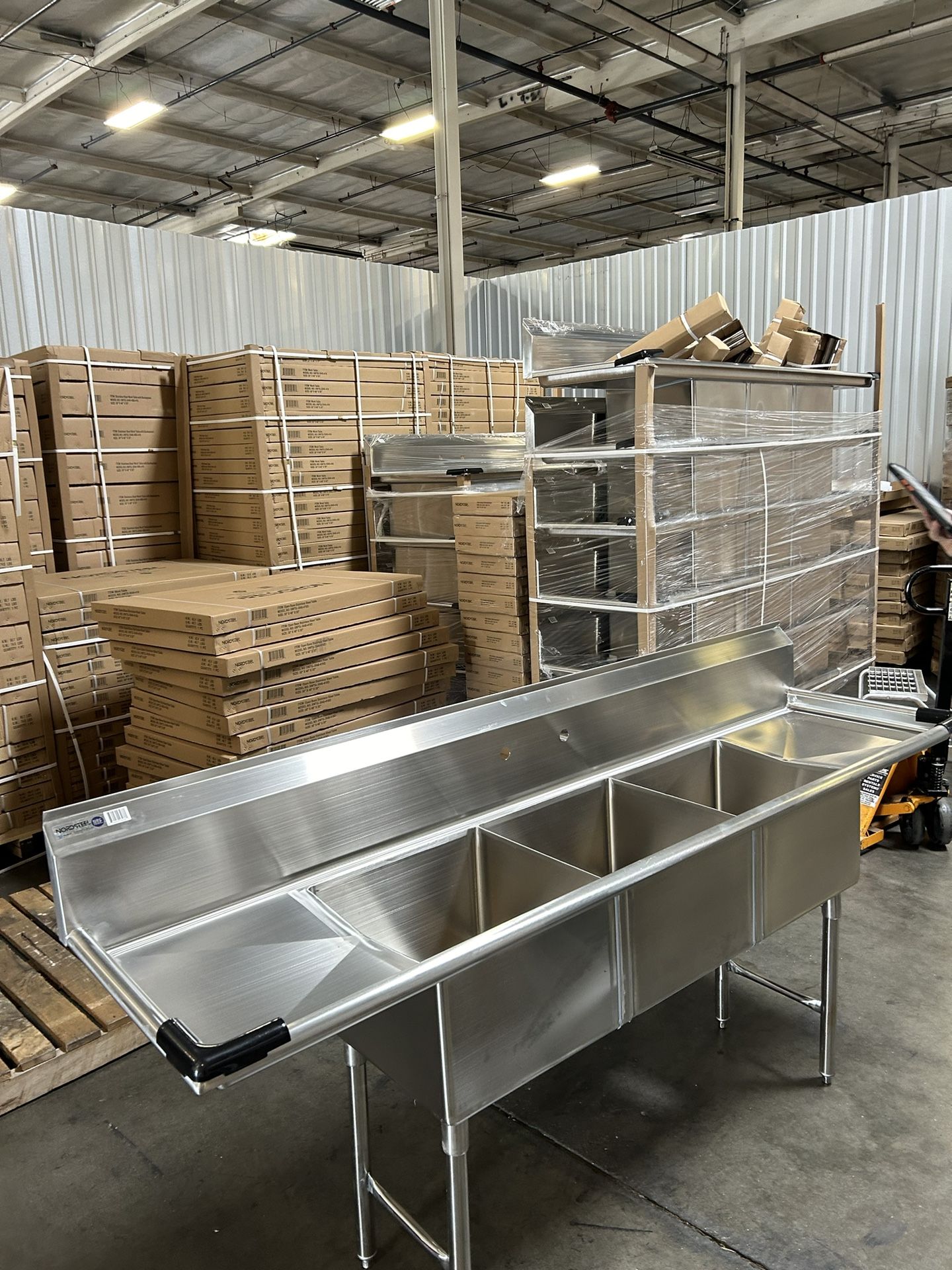 All Sizes Available Brand New Stainless Steel Sinks Commercial Compartment Sinks