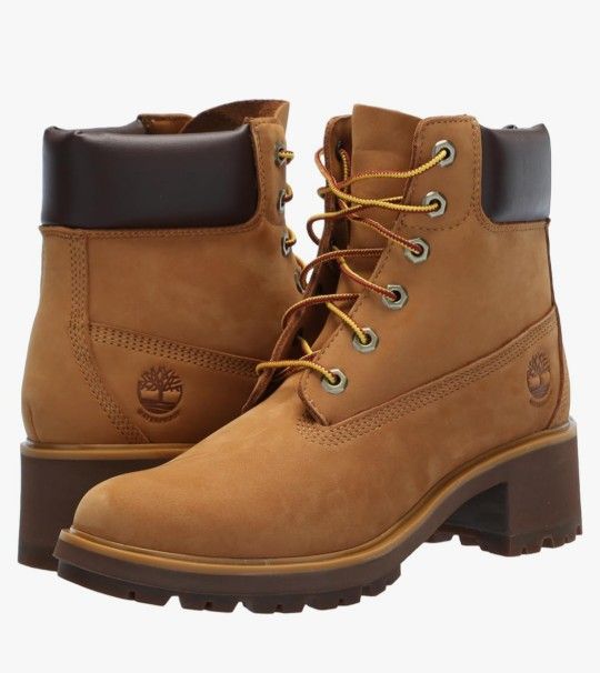 Timberland Women's Kinsley 6-inch Waterproof Hiking Boot, Wheat, Size 6.5 Wide