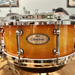 Pearl Symphonic Snare Drum - Excellent Condition