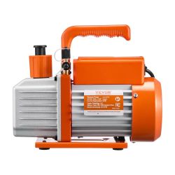 VEVOR Vacuum Pump, 5 CFM, HVAC Single Stage Rotary Vane Vacuum Pump,