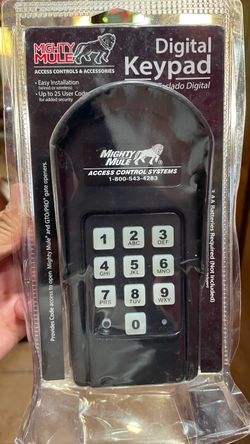 Mighty Mule key pad $55.00 CASH, TEXT FOR PRICES.