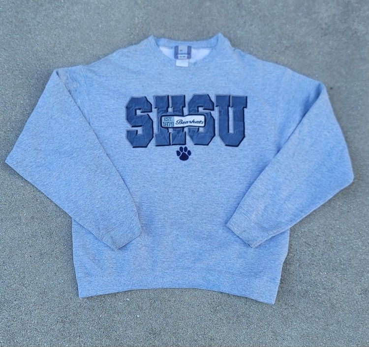 Vtg J. America SHSU Sam Houston State University Bearkats Sweatshirt