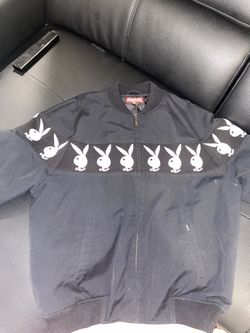 Supreme Playboy Crew Jacket Black Large for Sale in Princeton, FL 