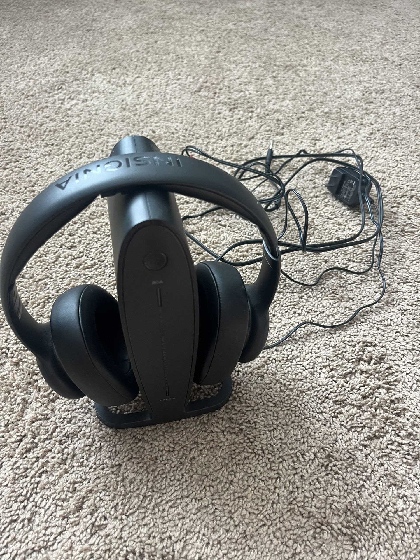 FREE Insignia  Wireless Over The Ear Headphones Black