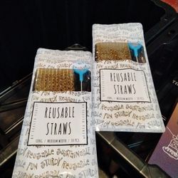 Two Sets Of Straws
