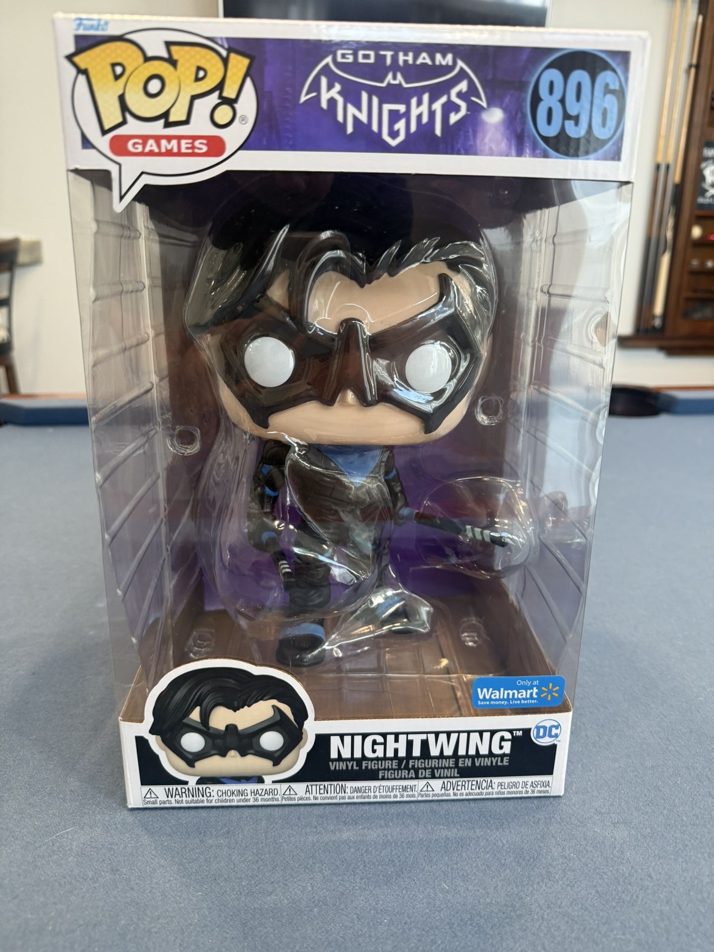 Funko Pop! DC Universe- NightWing #896 (Jumbo) Gotham Knights Walmart Exclusive
