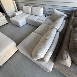 7-Piece Sectional Modular Sofa Couch with Adjustable Backrests DELIVERY AVAILABLE