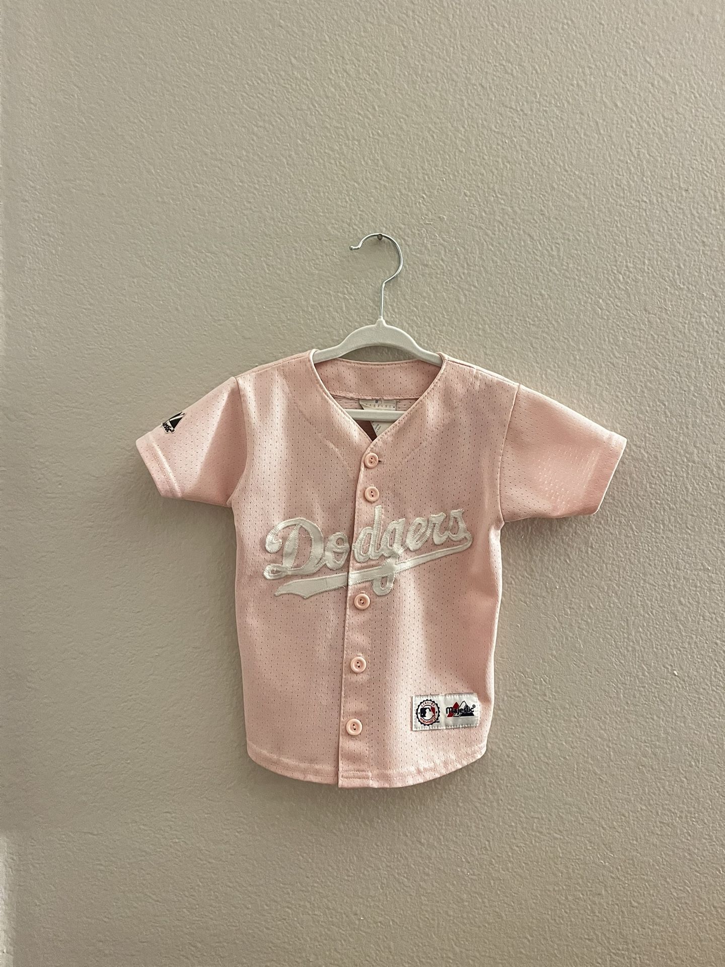 Pink Toddler Dodgers Jersey 3t