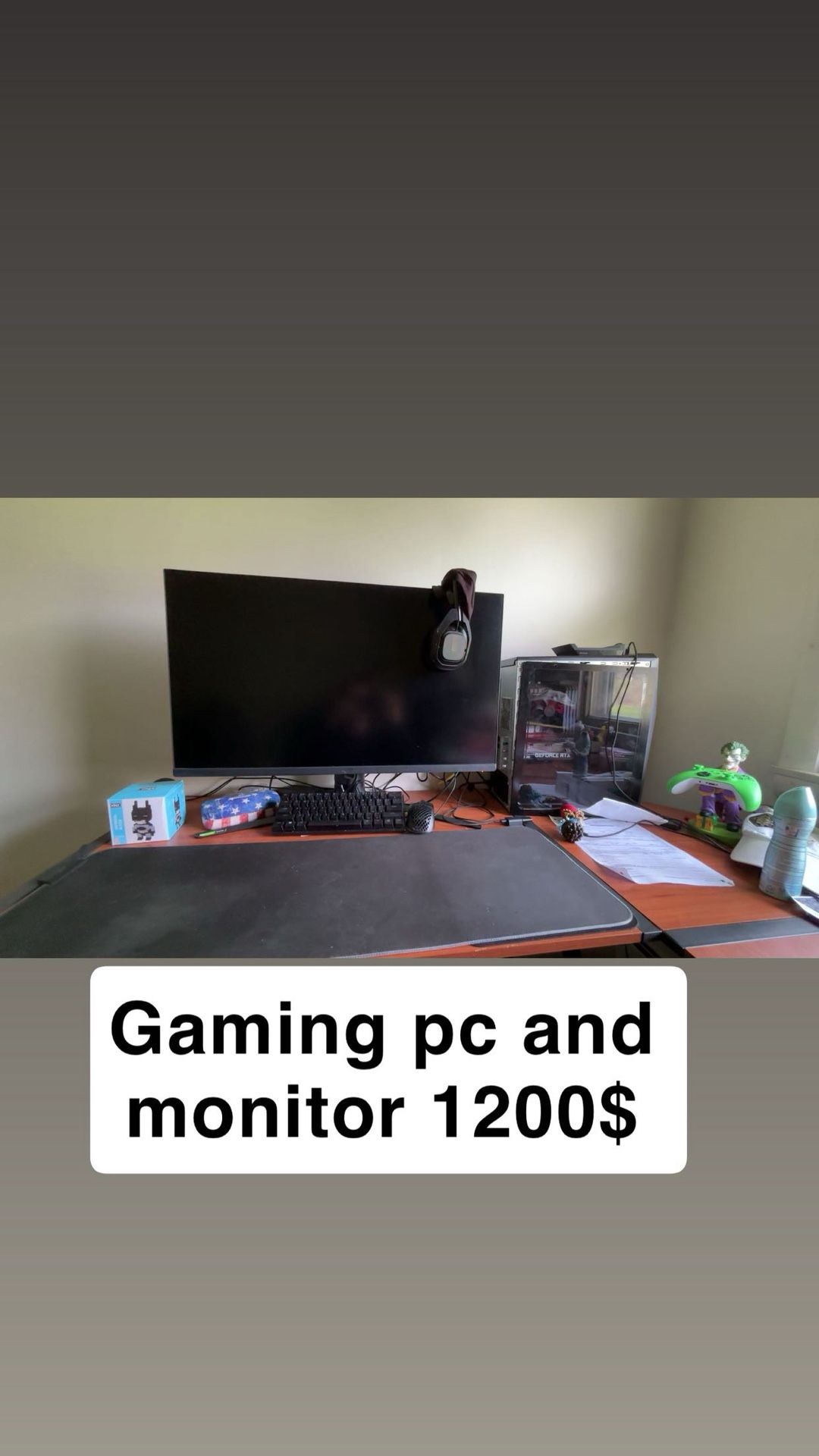 Gaming Pc And Monitor