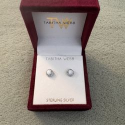 Sterling Silver Pearl Earrings