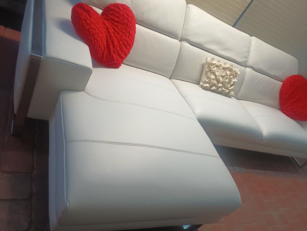 SOFA GENUINE LEATHER DORADO FURNITURE IN L SHAPPE... DELIVERY SERVICE AVAILABLE 🚚⚡🚚