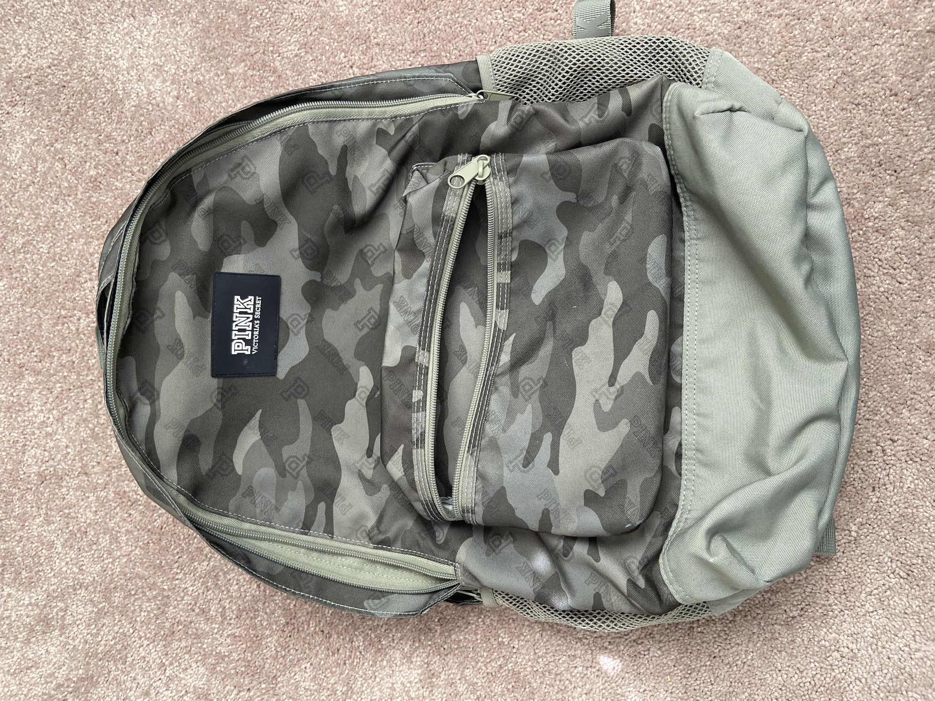 VS Pink Camo Backpack 