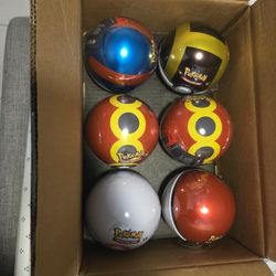 Pokemon Lot Of 6 Pokeballs Costco