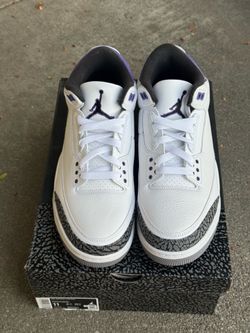 Air Jordan 3 Retro Dark Iris Men's Size 11 CT8532-105