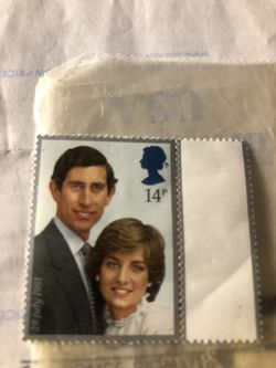 Brand new stamp of princess Diana Rare