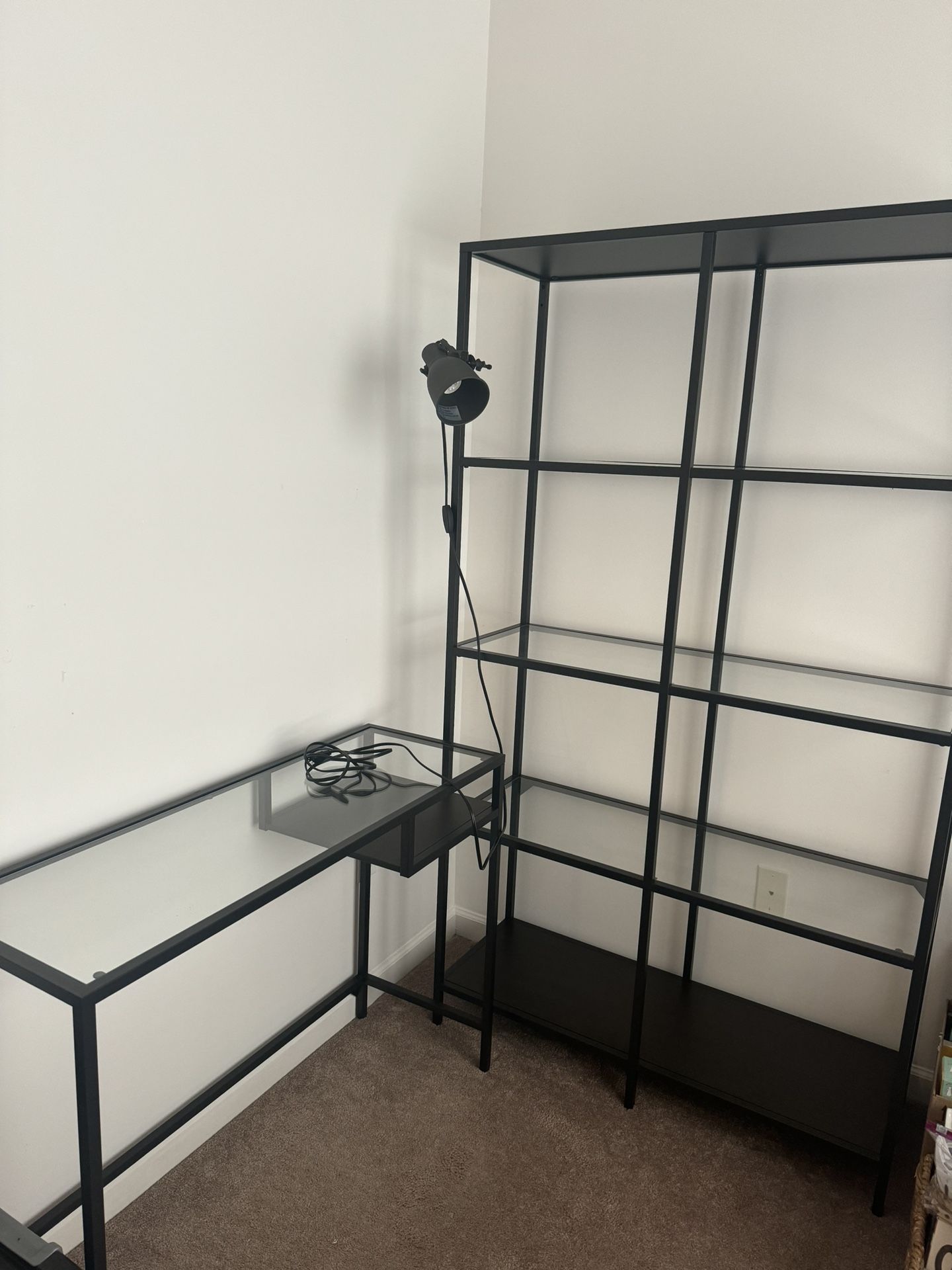 Ikea VITTSJO Desk & Bookcase - $75 OBO