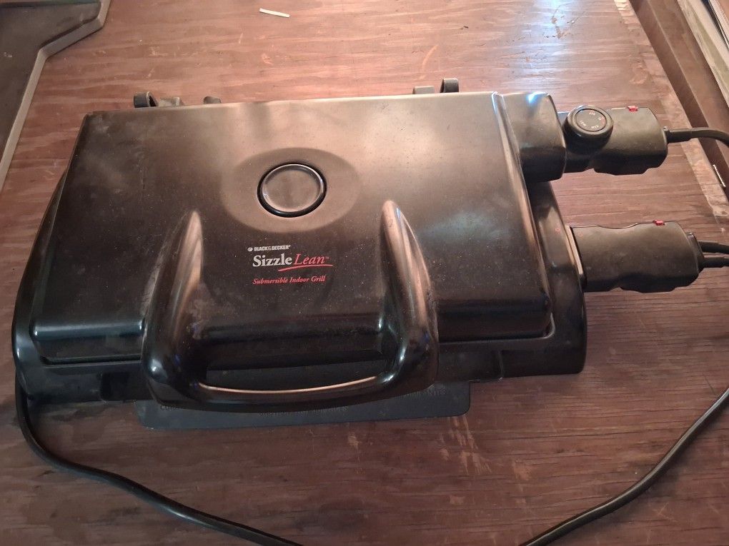 Black And Decker Sizzle Lean Indoor Electric Grill