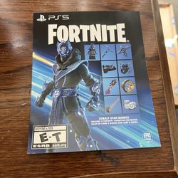 Fortnite Cobalt Star bundle for Ps5