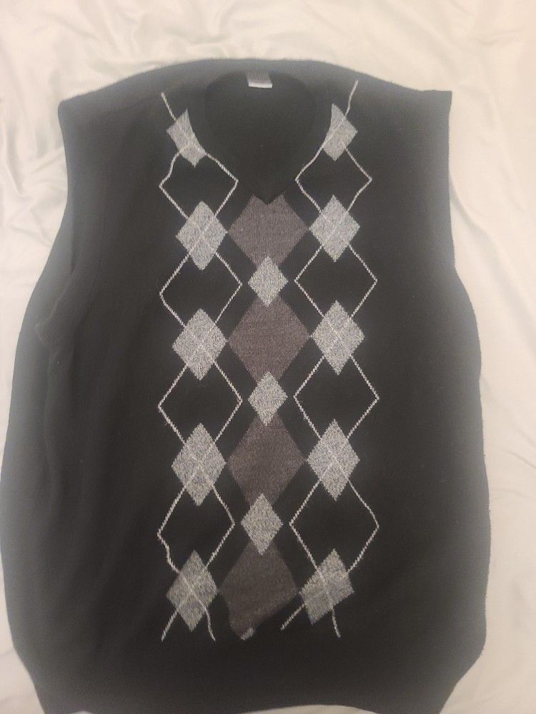 Black Sweater Vest