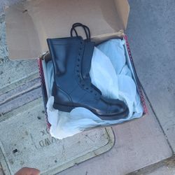 Military Leather Jump Boots 