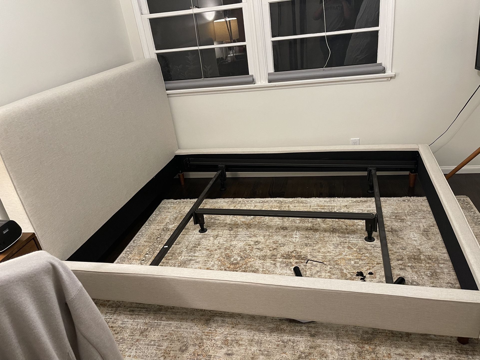 Living Spaces Dean Sands Soft Queen Bed frame