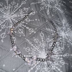 Butterfly Necklace. 