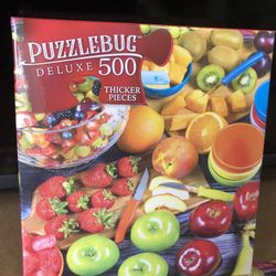 500 Piece Puzzle Fruit In Bowls 