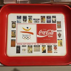 Coca-Cola Barcelona 1992 Olympic Summer Games Serving Tray