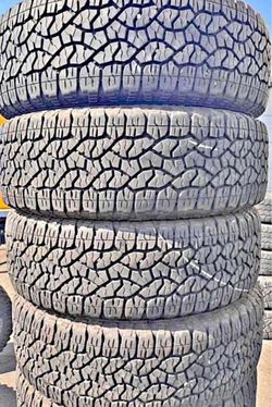 275/65/20 Goodyear ser de llantas usadas en buenas condiciones las 4