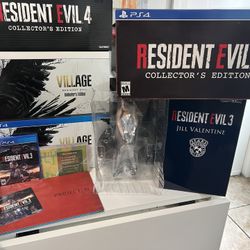 Resident Evil 3 collector's edition PlayStation 4 PS4 Jill Statue figure 9 requiem 