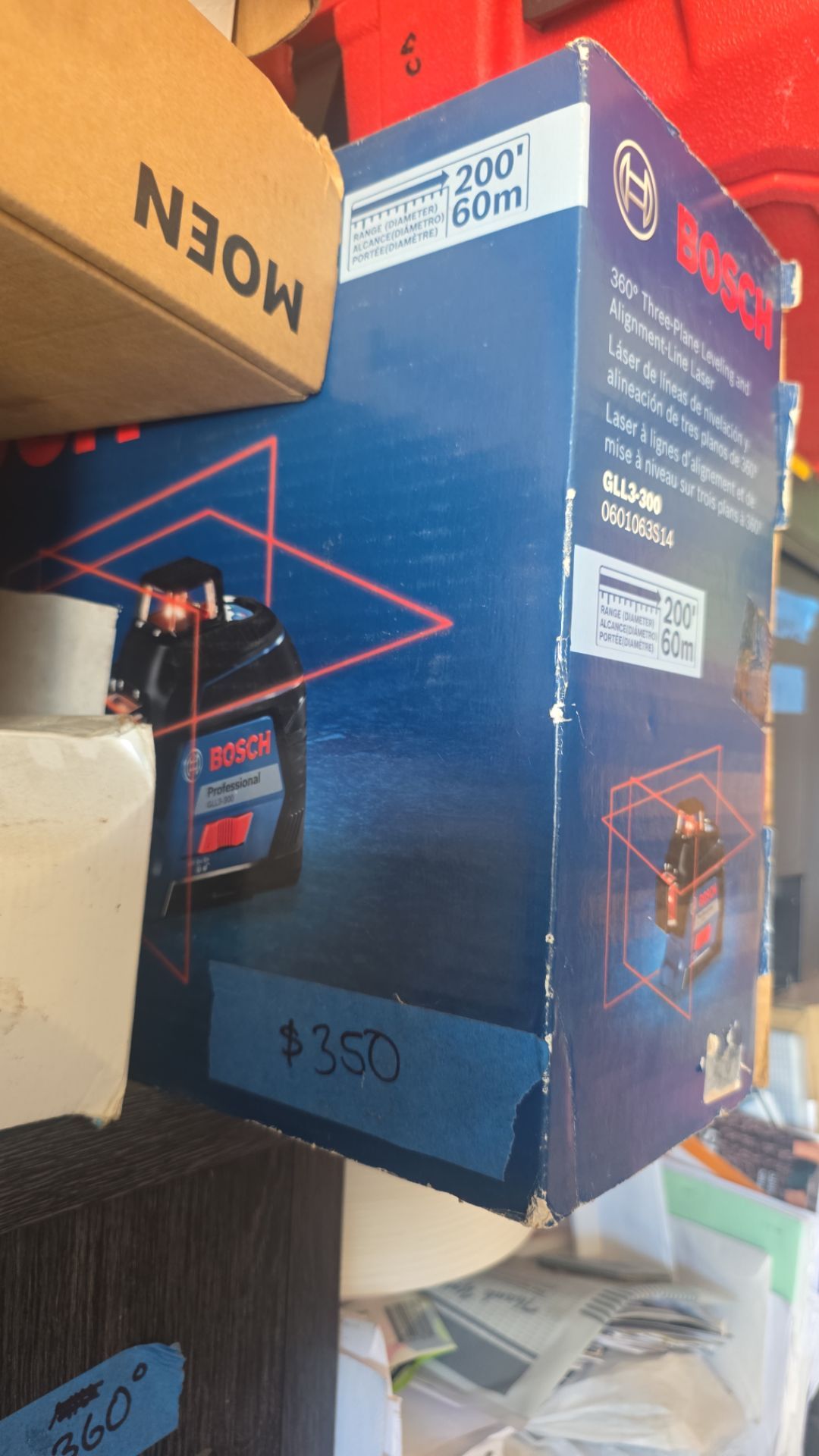 BOSCH 360 LASER LEVEL NEW