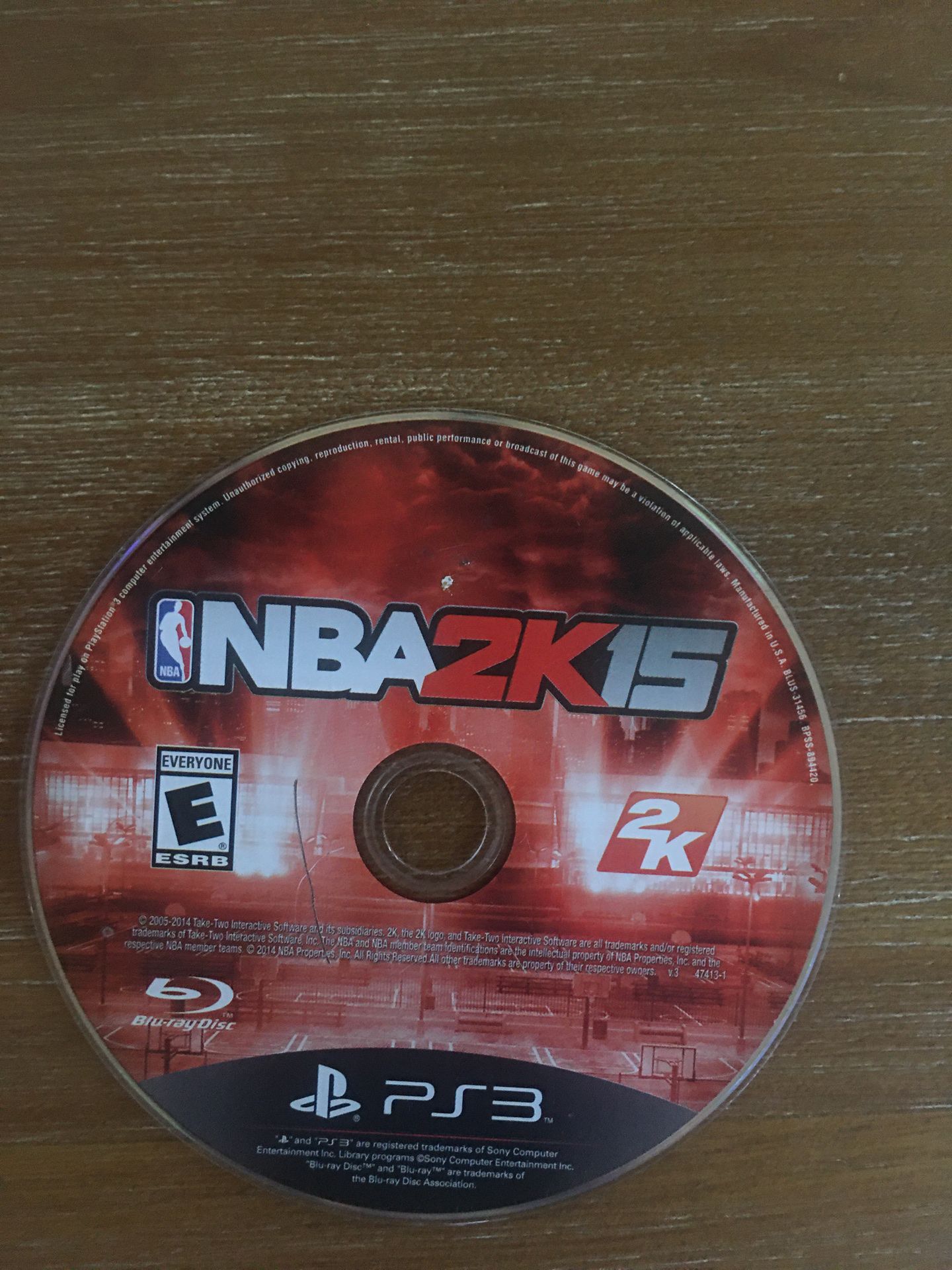 Sony PlayStation ps3 nba 2k15