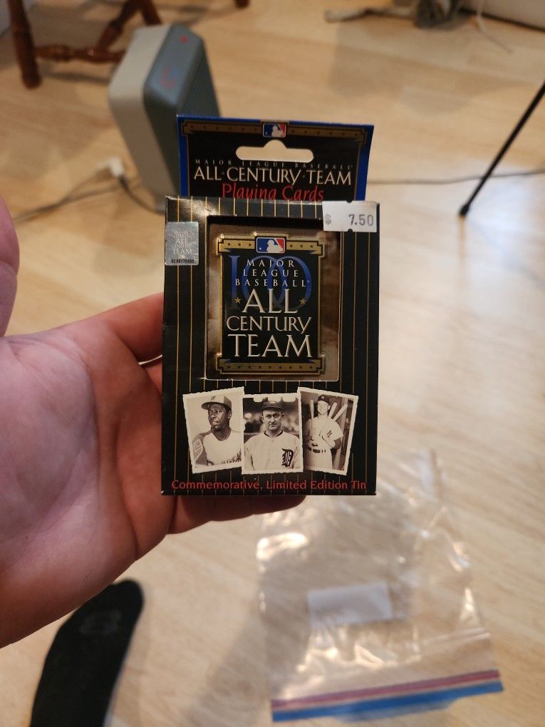 MLB All Century Team Playing Cards - Limited Edition Tin - Made in USA