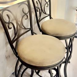 2 Counter Height Bar Stool $50 Very Heavy Solid Steel 