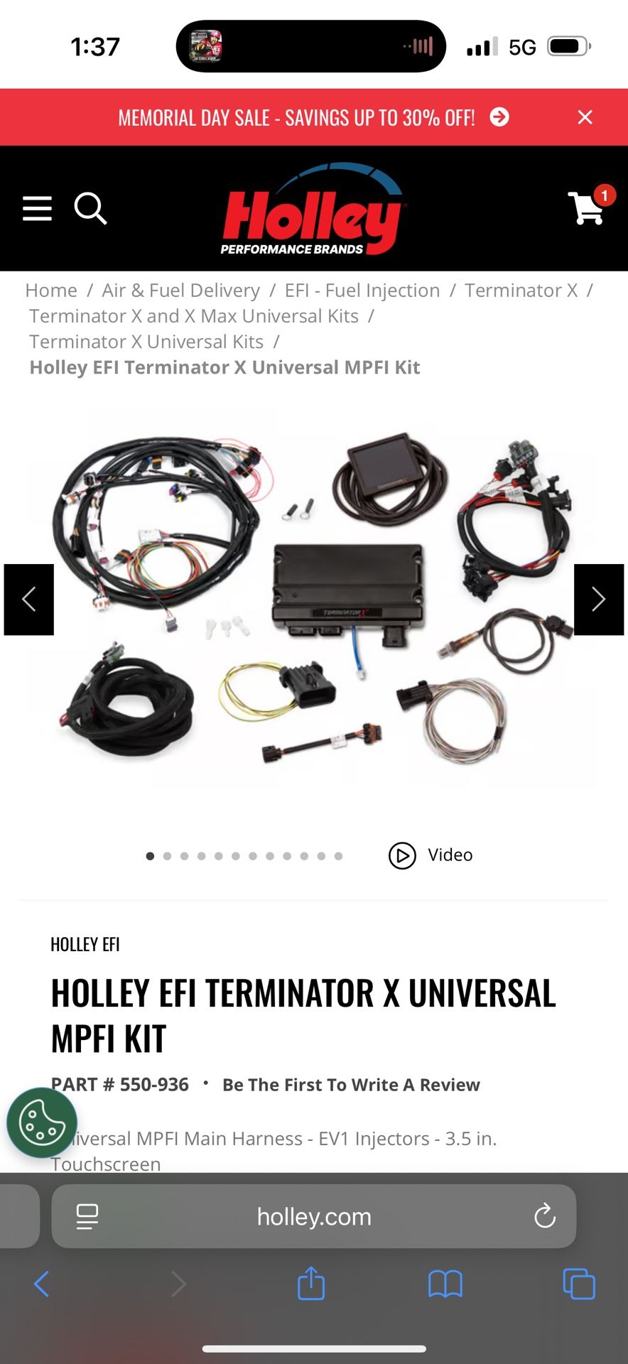 Holley Terminator X #550-936