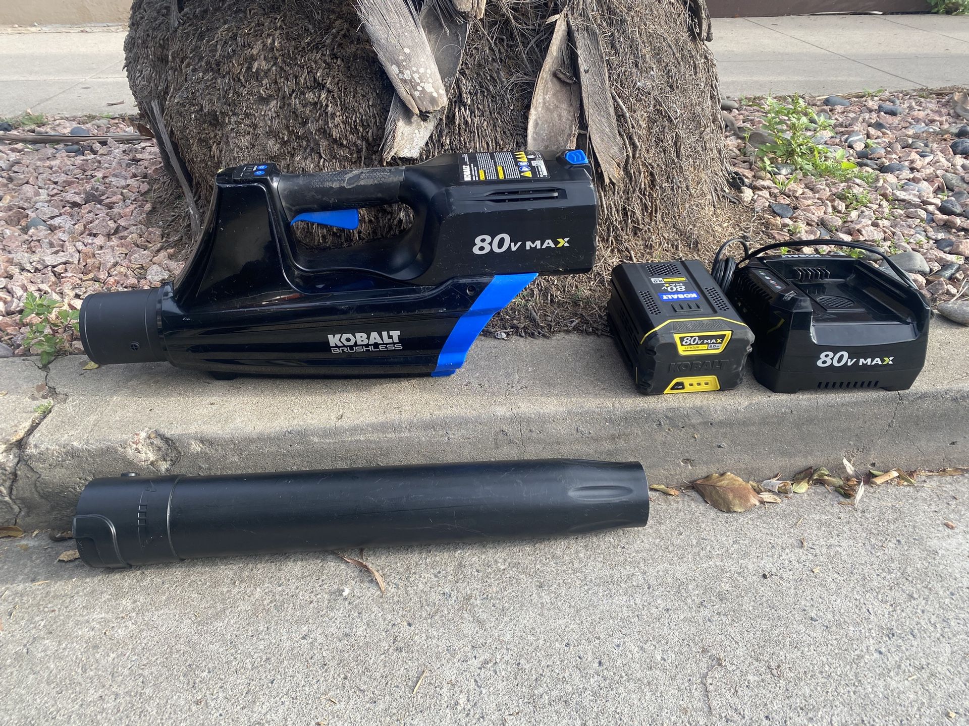 Kobalt 80v Blower W/ Battery And Charger