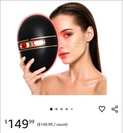 Brand new! Red Light Therapy Mask, FSA-HSA Eligible Cordless LED Facial Therapy Mask 4 Light Modes for Facial Anti-aging, Wrinkle Removal, Acne Remova