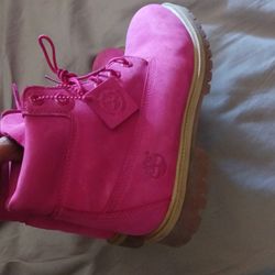 Pink Timbs Size 6.5