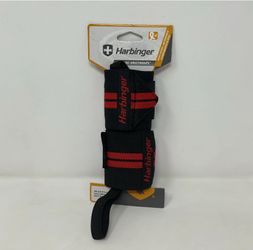 Harbinger Red Line WristWraps Powerlifting Body Weight Lifting Training L10A