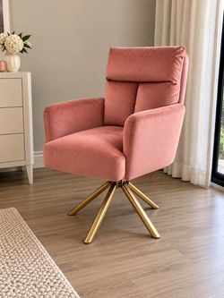 Chair velvet rose
