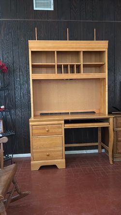 Wooden desk