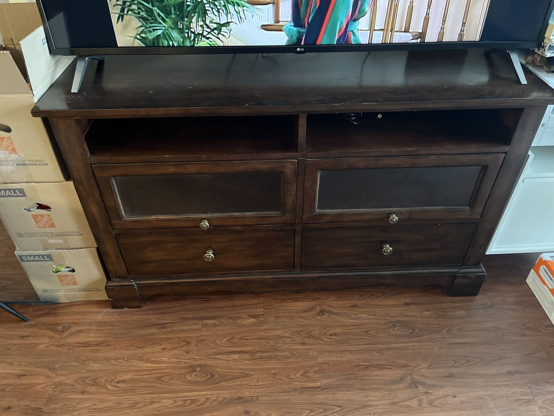 TV Stand (real wood)