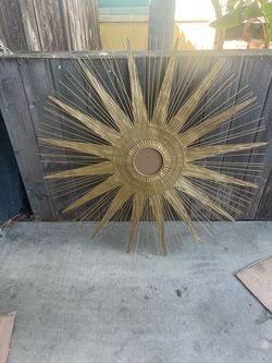 Vintage sunburst decor