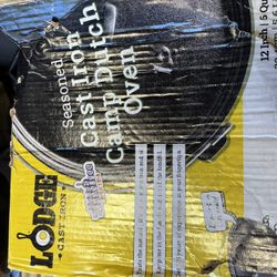 Cast Iron Camp Dutch Oven 