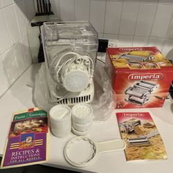 Popeil Pasta/Sausage Maker & Imperia Pasta Machine - New Unused