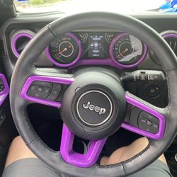Jeep wrangler (2023) Purple Accessories 