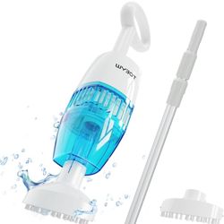 Brand New Handheld Pool Vacuum with Dual Suction Heads Telescopic Pole