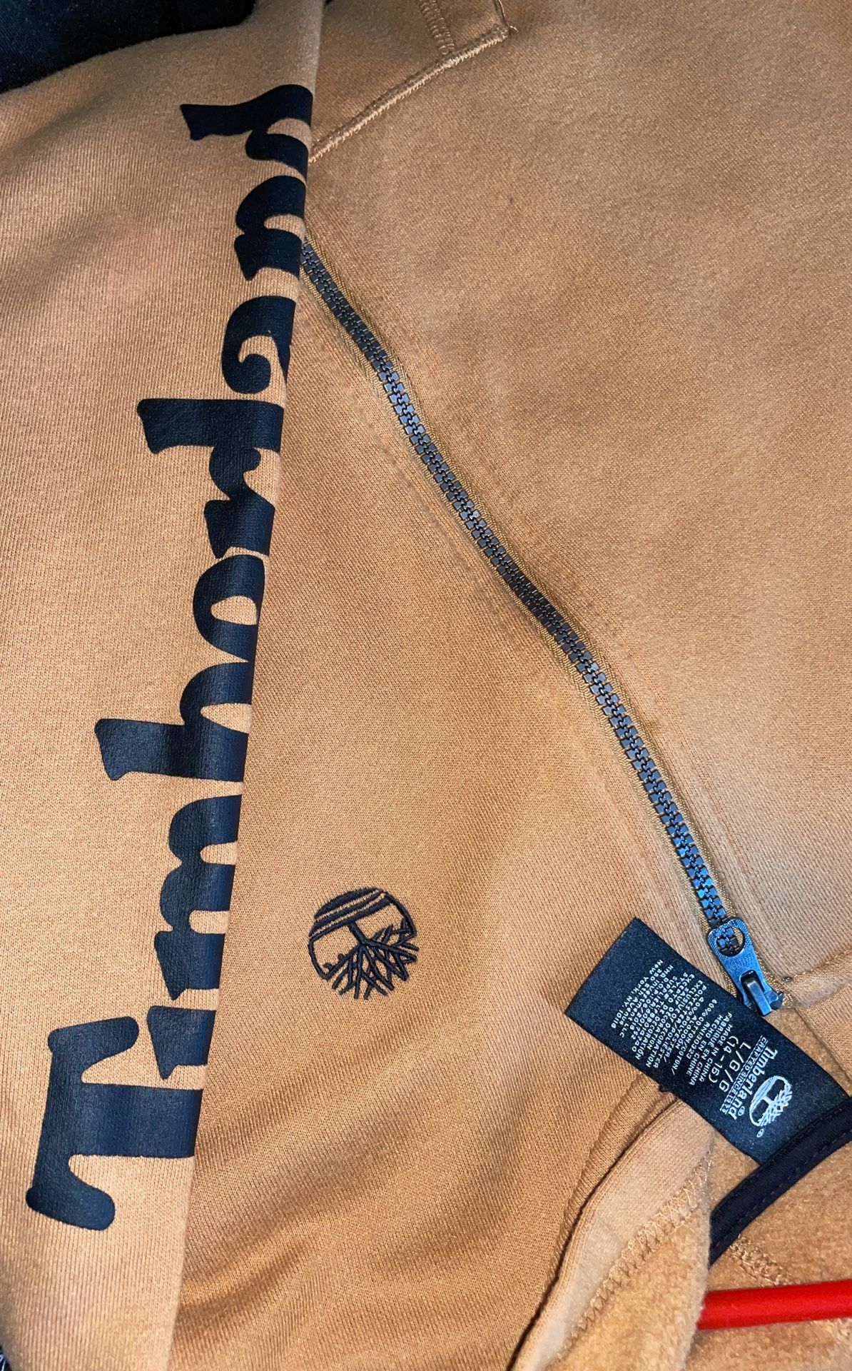 Kids Large Timberland Zip-Up