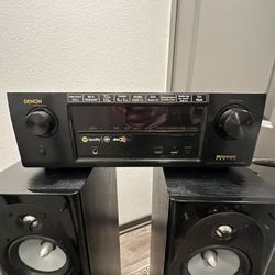 Denon receiver & Speakers Combo
